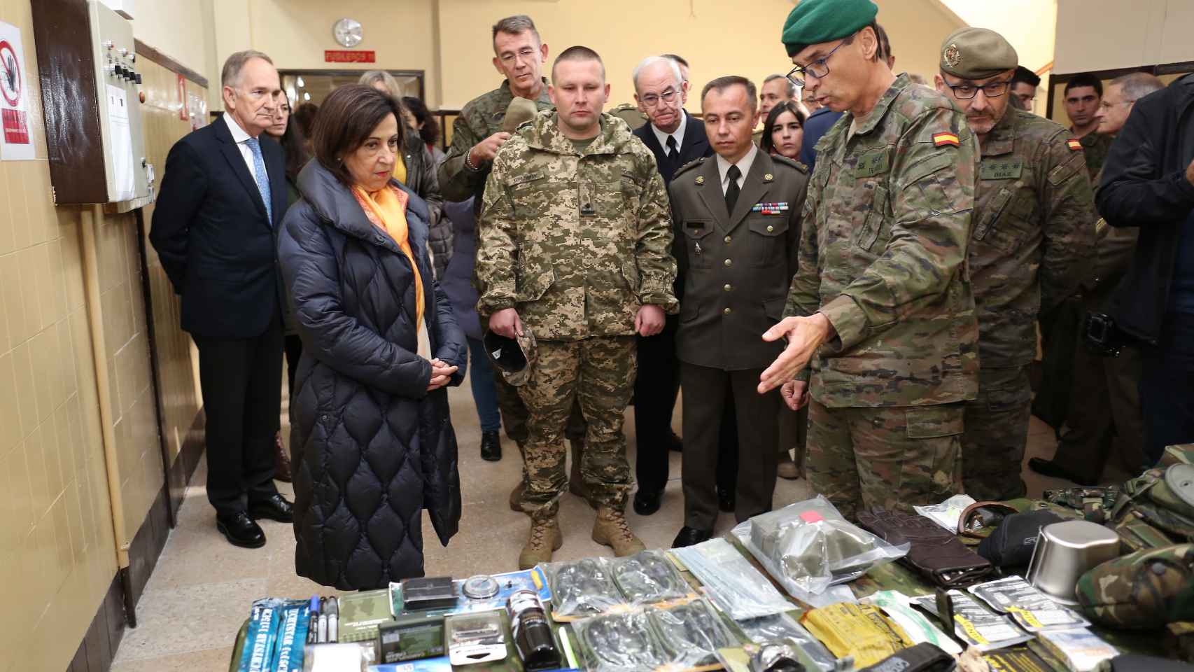 La ministra de Defensa, Margarita Robles, ha visitado este domingo la Academia de Infantería de Toledo. Fotos: Óscar Huertas