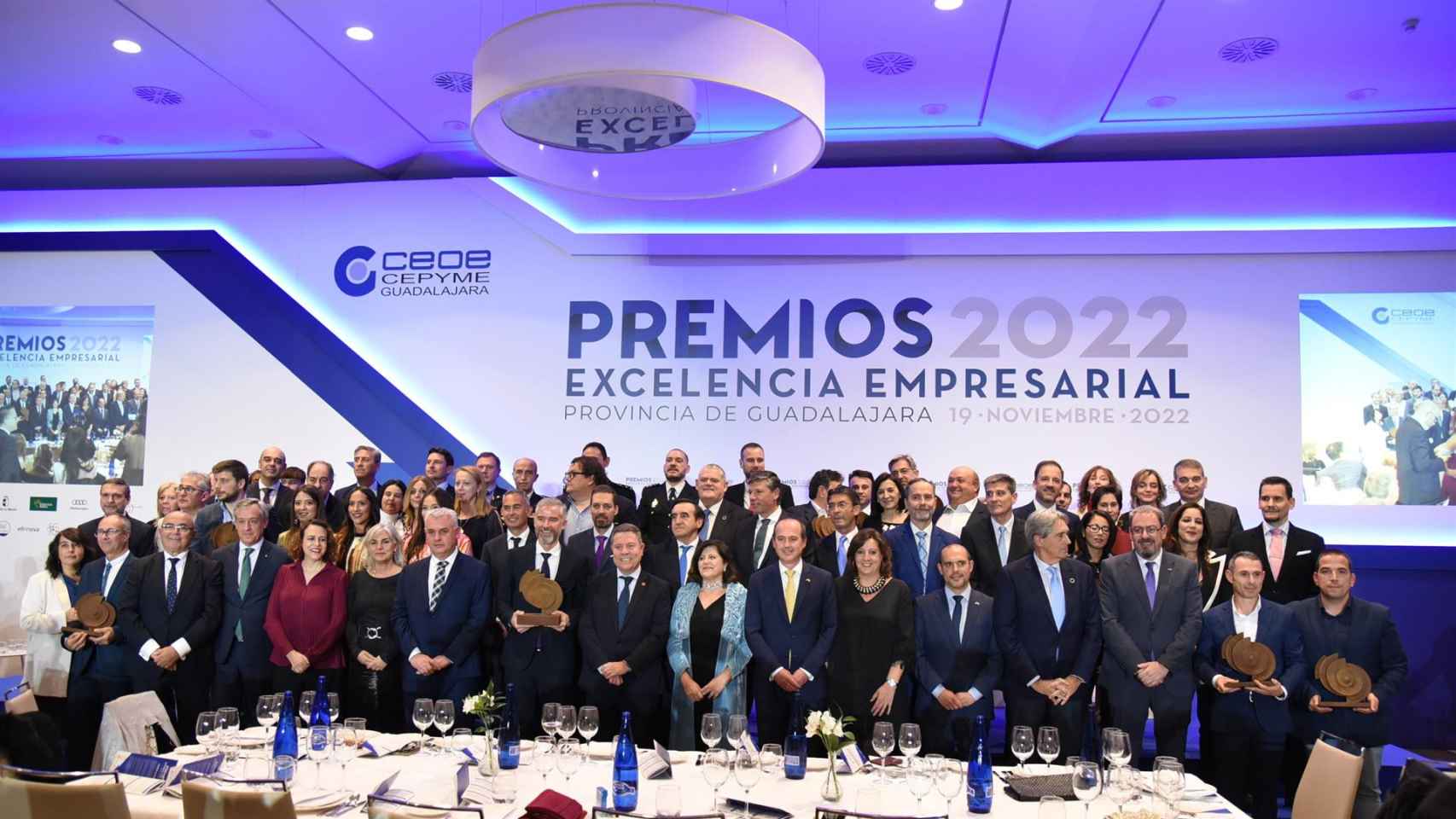 García-Page en los Premios Excelencia Empresarial de Guadalajara: Esta región os necesita