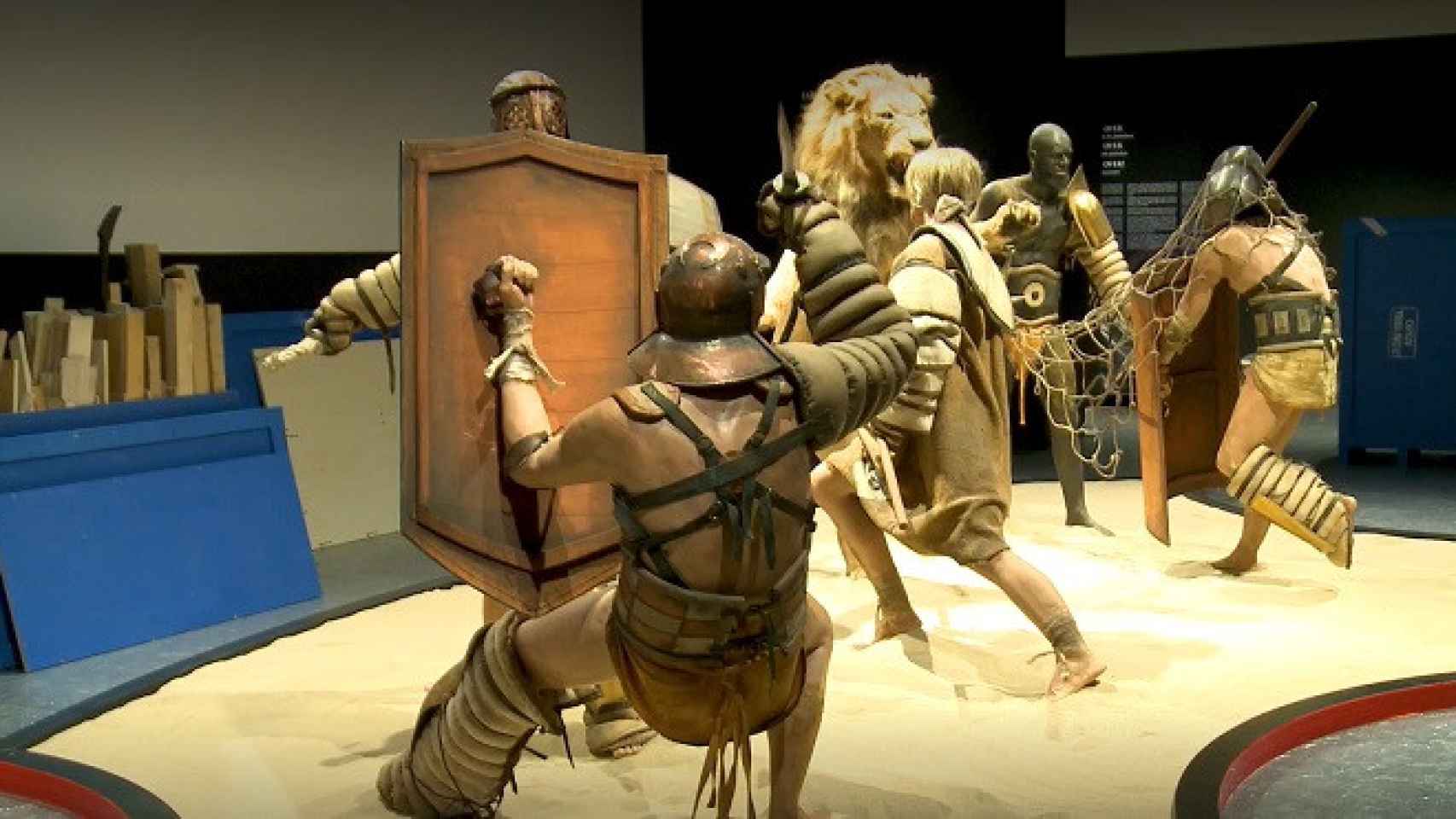 Una imagen de los Gladiadores en el MARQ.