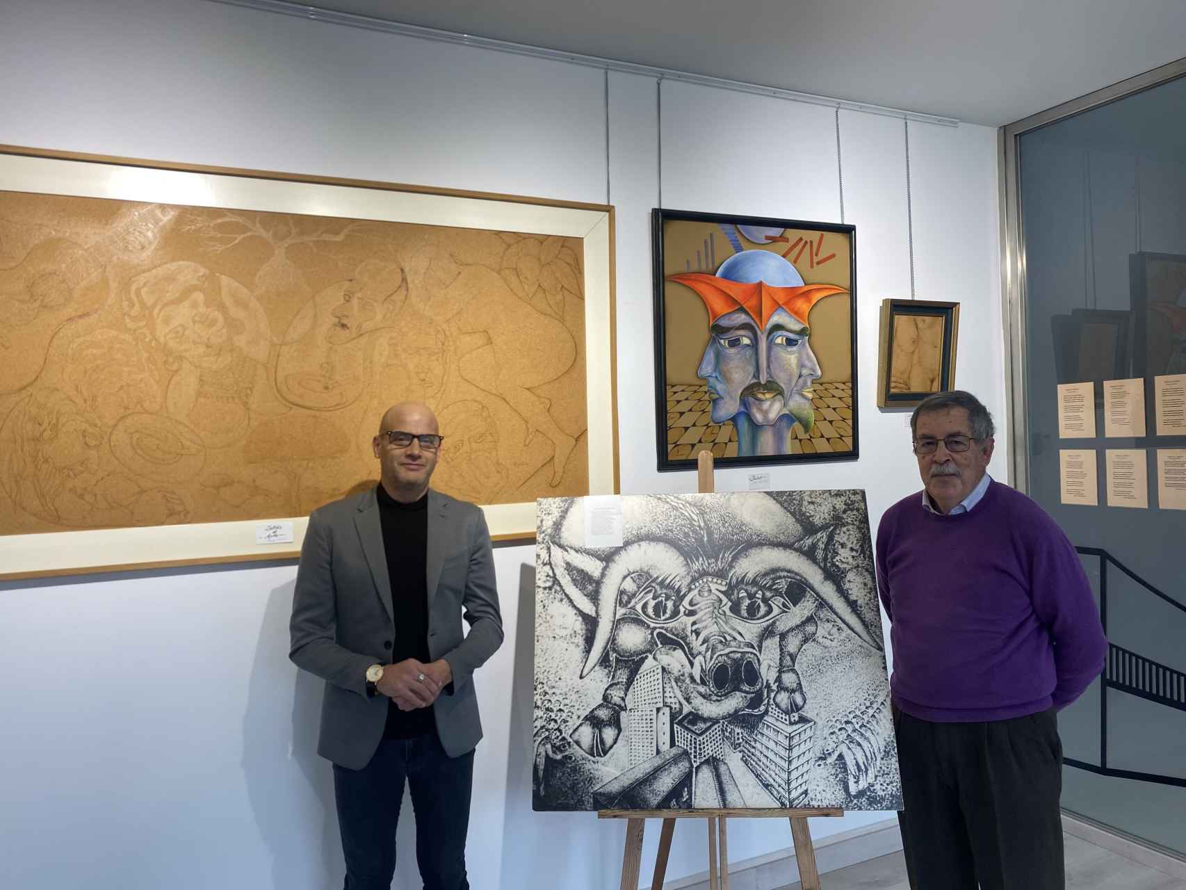 La Sala Protagonistas, ubicada en el Ayuntamiento de Santa Marta de Tormes, estrena nueva exposición con obras de José Luis Martínez Garvín
