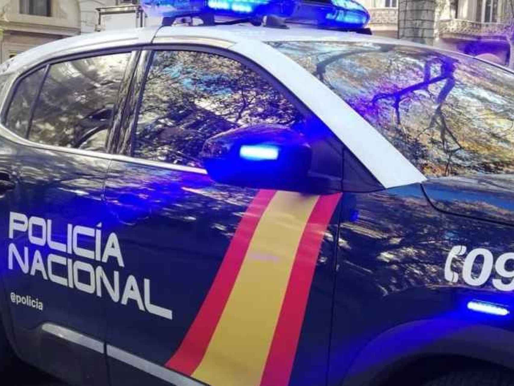 Coche de la Policía Nacional de Valladolid.