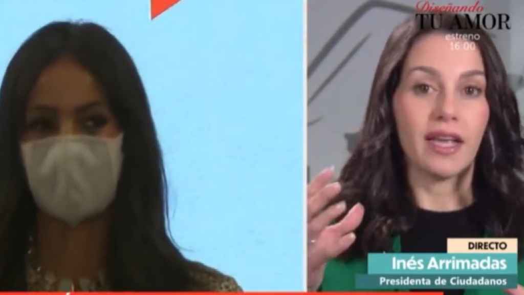 Inés Arrimadas este lunes en una entrevista en TVE.