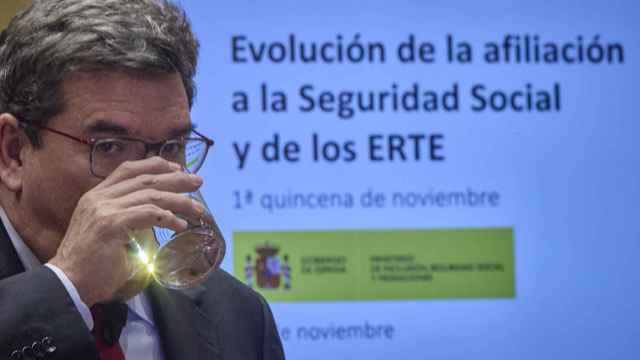 El ministro de Inclusión, Seguridad Social y Migraciones, José Luis Escrivá, durante una presentación de datos de empleo.