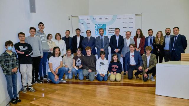 Entrega de premios de la Olimpiada Informática Galega 2022.