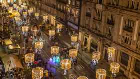 Luces de Navidad de Vigo en 2022.