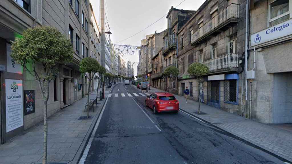 Calle Sanjurjo Badía en Vigo.