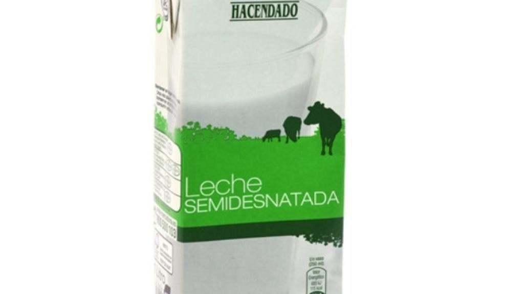 Leche semidesnatada de Mercadona