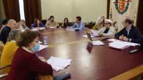 Reunión en la que Rafaela Romero ha presentado el presupuesto