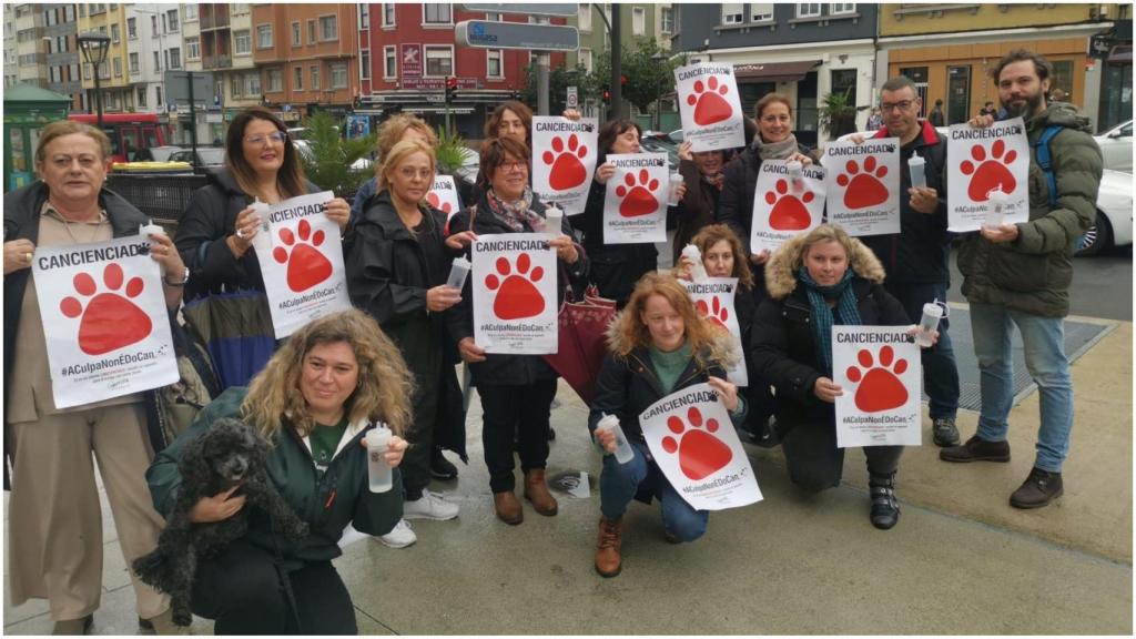 Presentación de ‘A culpa non é do can’ en Os Mallos.