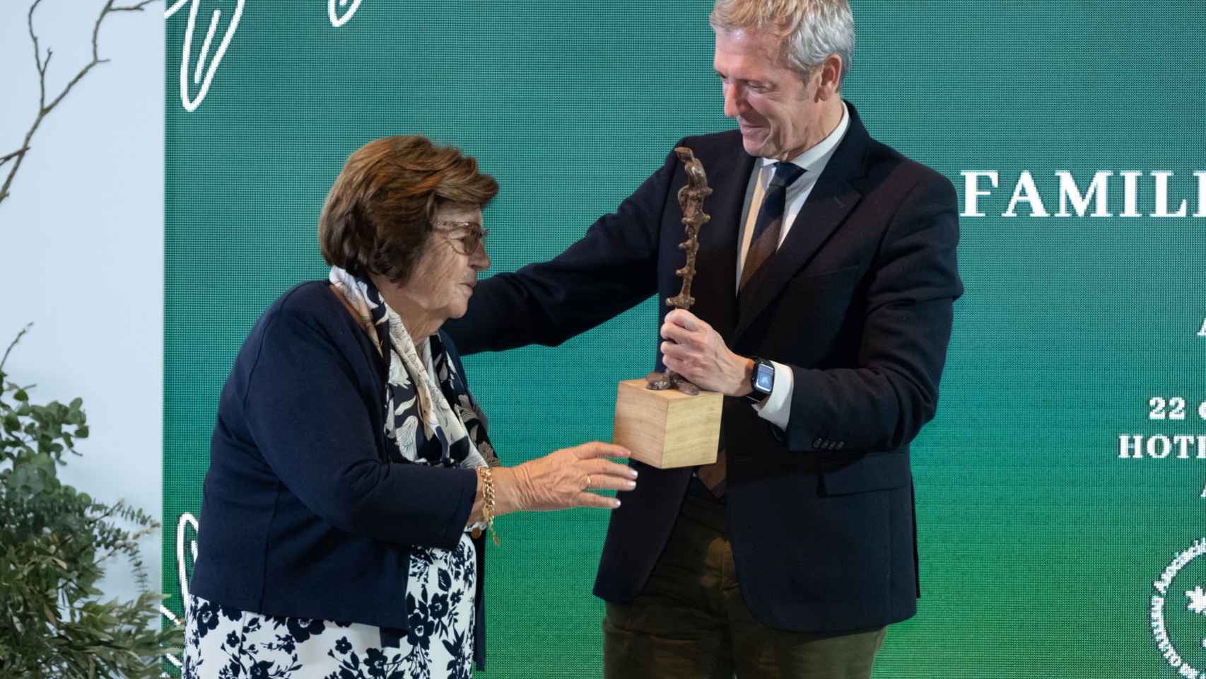 Entrega del Premio Familia Empresaria de Galicia a Aceites Abril.