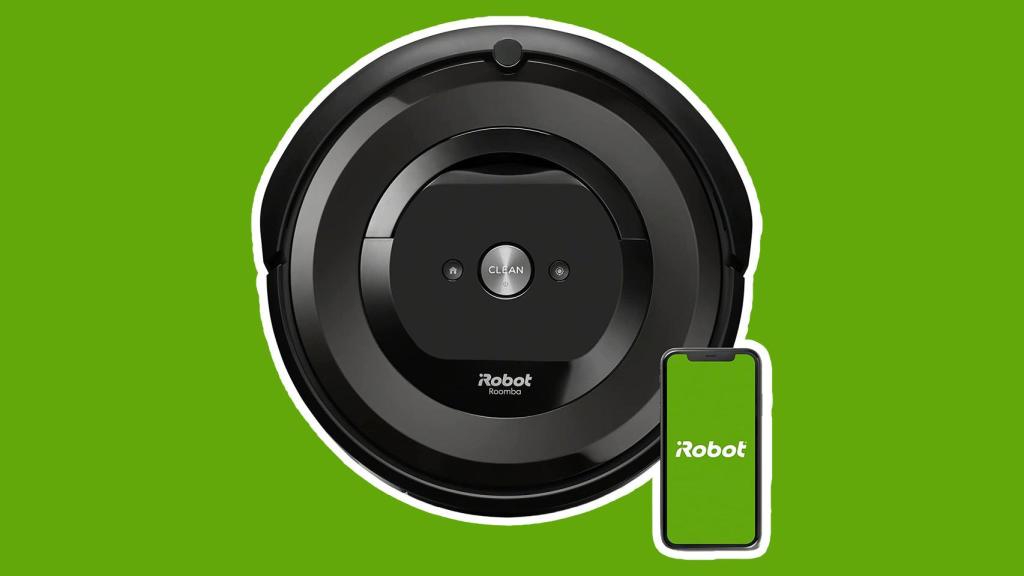 Roomba e6 en un fotomontaje.