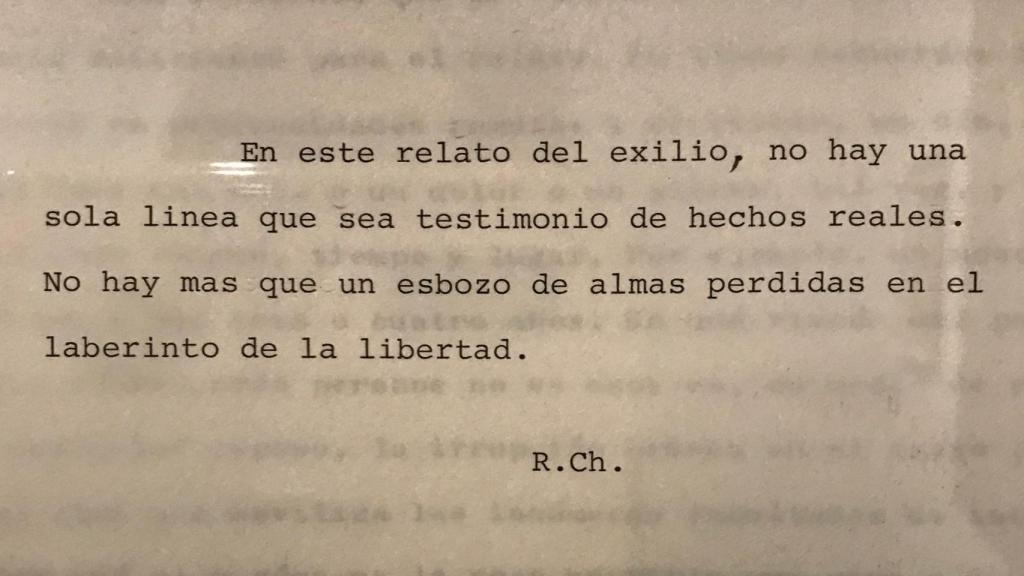 Texto de Rosa Chacel.