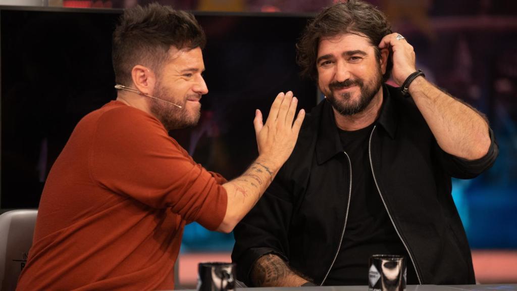 Antonio Orozco y Pablo López en 'El Hormiguero'.