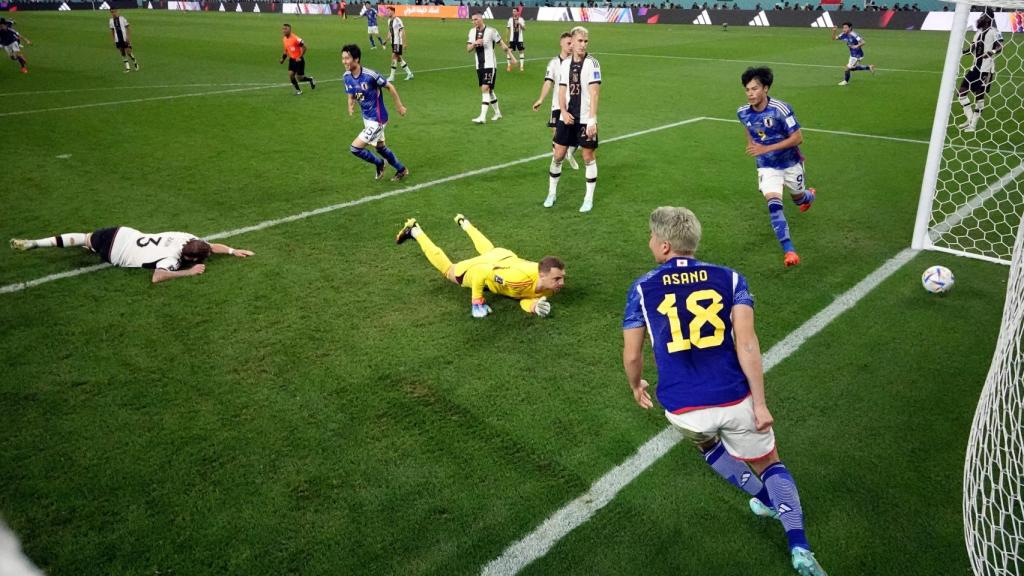 La selección de Alemania, abatida tras encajar un gol de Japón