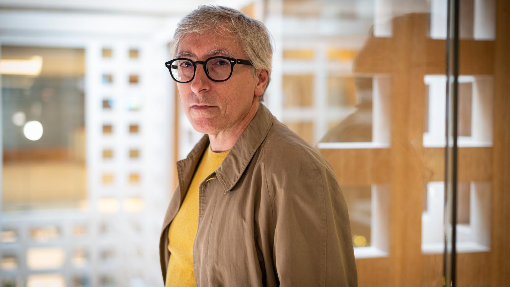 David Trueba, este lunes en Madrid.