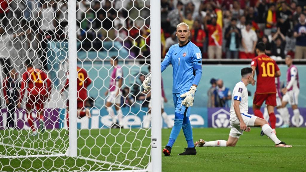 Keylor Navas, tras encajar el cuarto gol de España