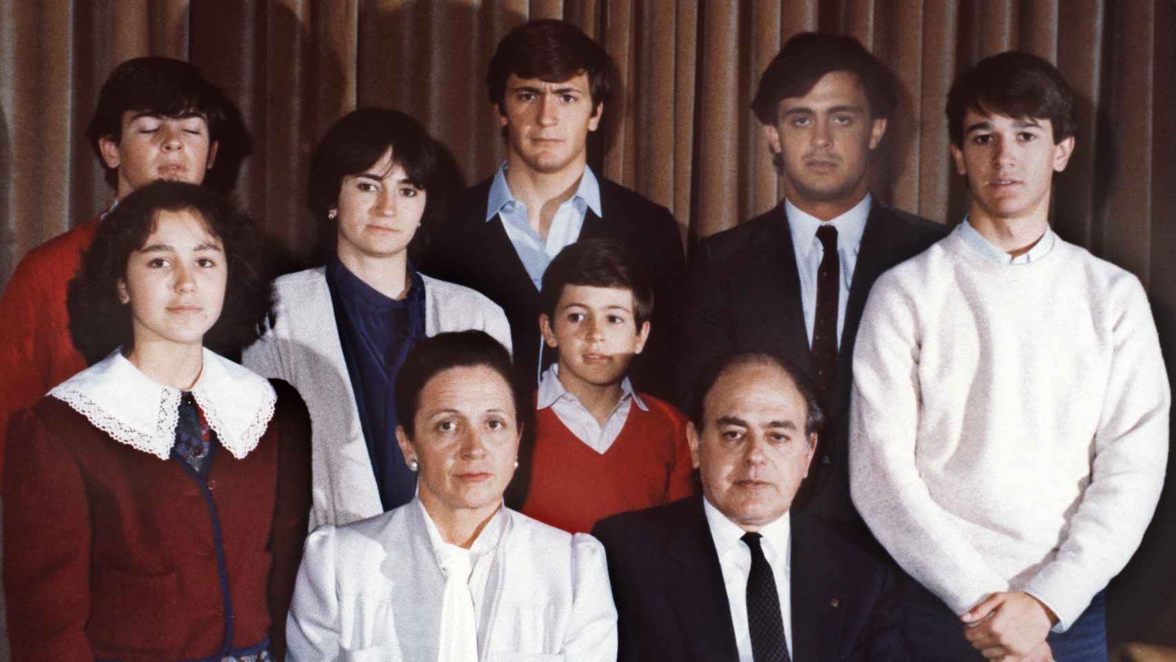 La familia Pujol Ferrusola, en una imagen de 1986.
