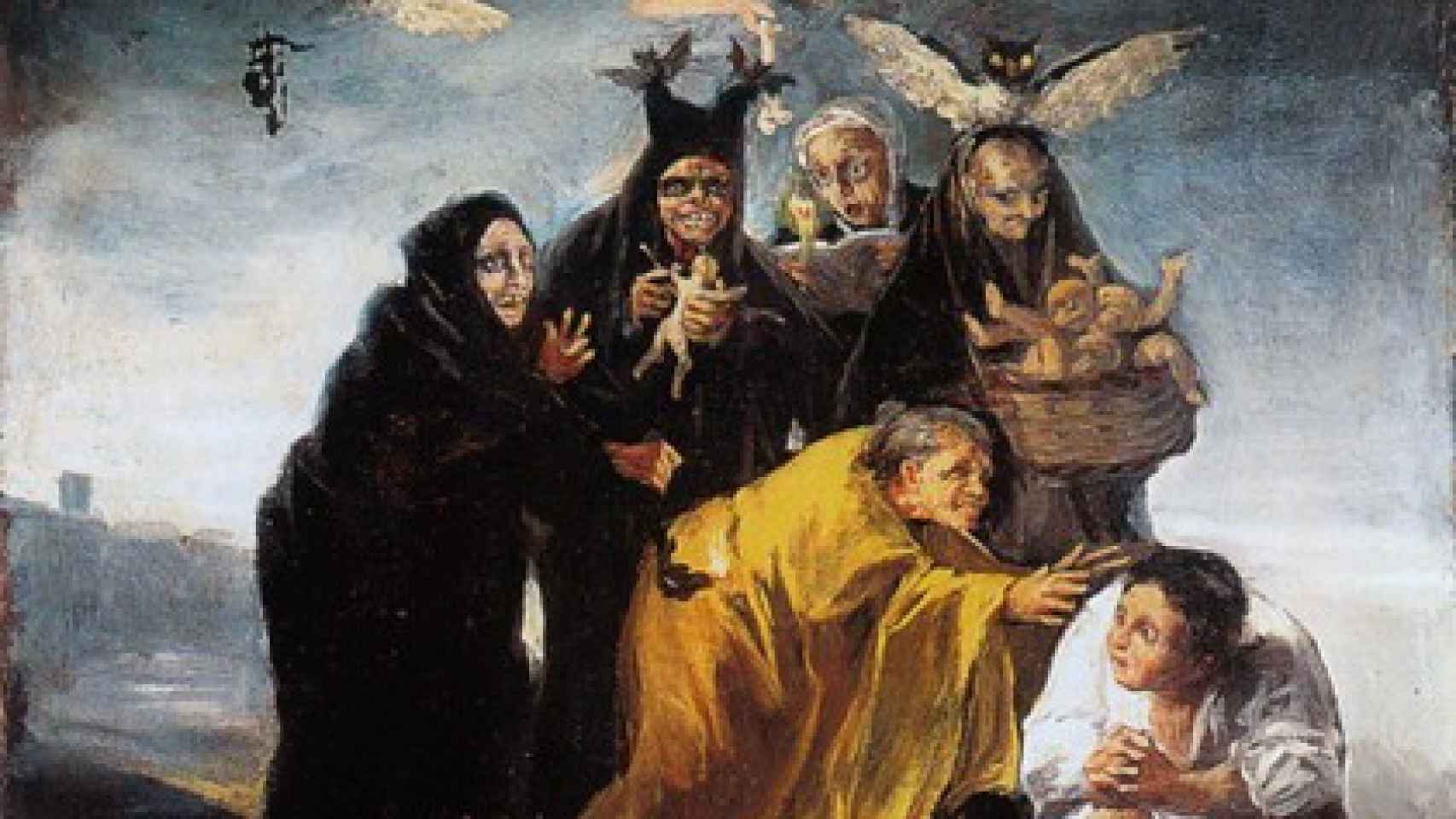'El Conjuro', el cuadro de Goya en el que se representaba a unas brujas practicando magia contra un hombre.