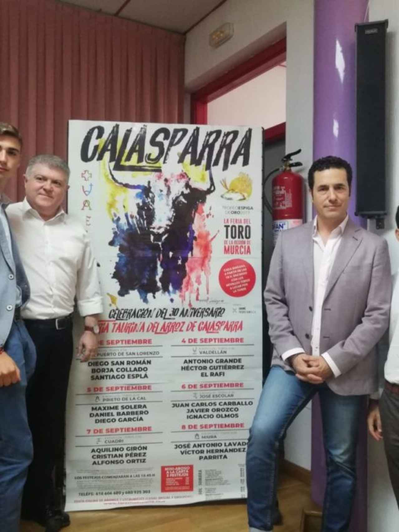 Presentación de los festejos taurinos de Calasparra.