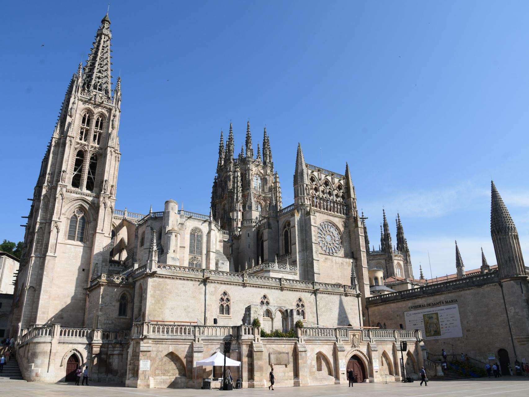 Plaza de la Catedral de Burgos.
