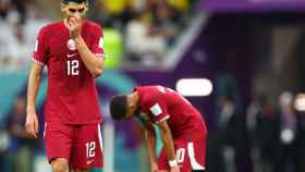 Karim Boudiaf y Hassan Al-Haydos, hundidos tras perder contra Ecuador