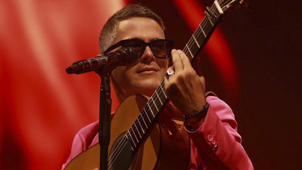 Alejandro Sanz en un concierto de su gira 'Sanz en vivo'
