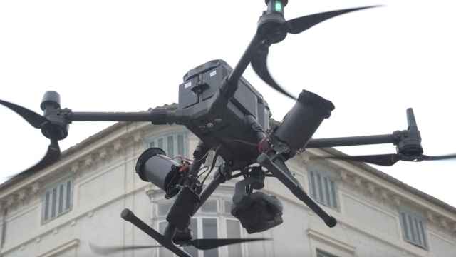 Uno de los drones que se está probando en Málaga.