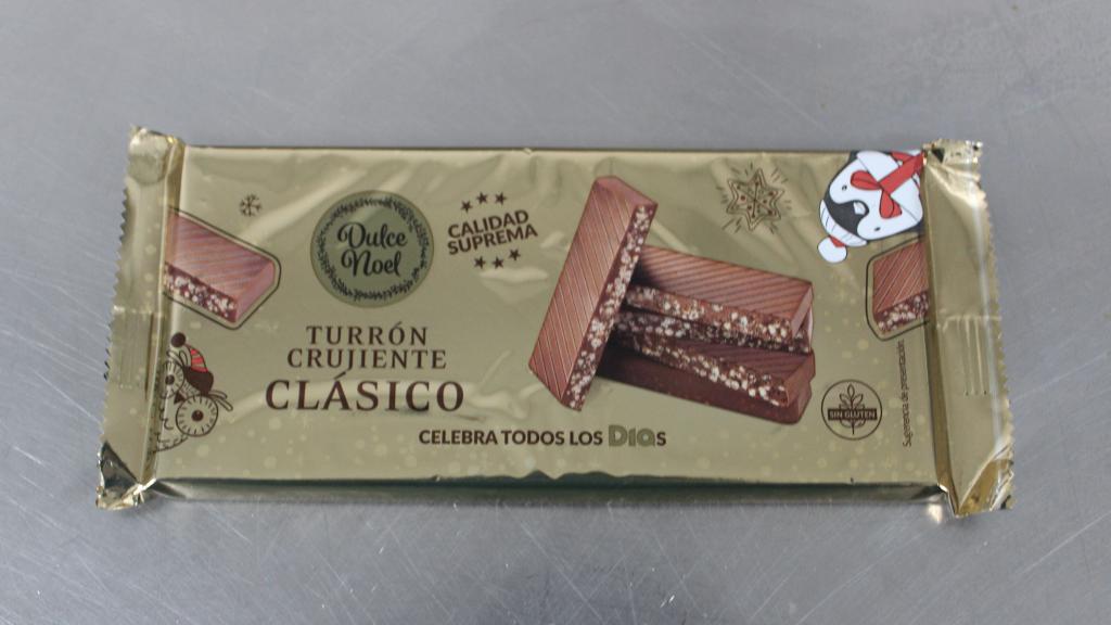 El turrón crujiente de chocolate de Dia.