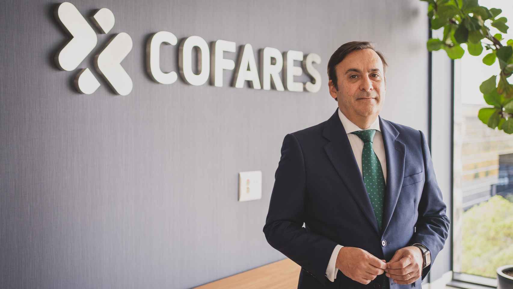 Eduardo Pastor, presidente de Cofares, en las oficinas de la cooperativa en Madrid.