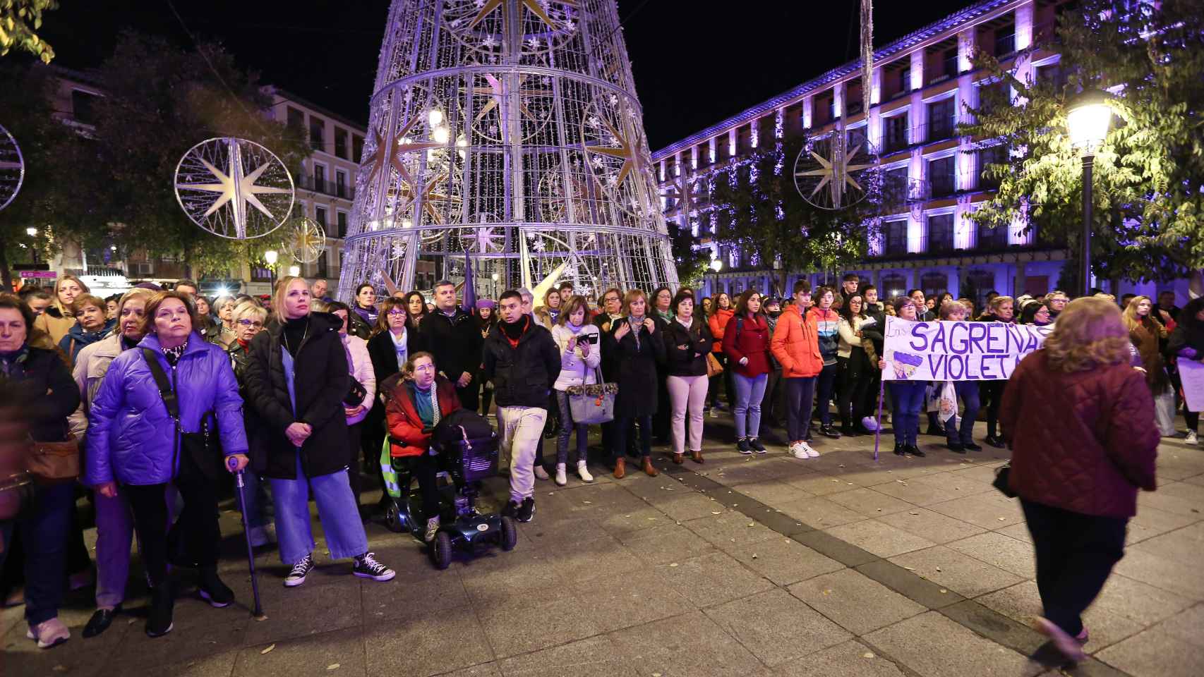 Manifestación por el 25N en Toledo. Foto: Óscar Huertas.