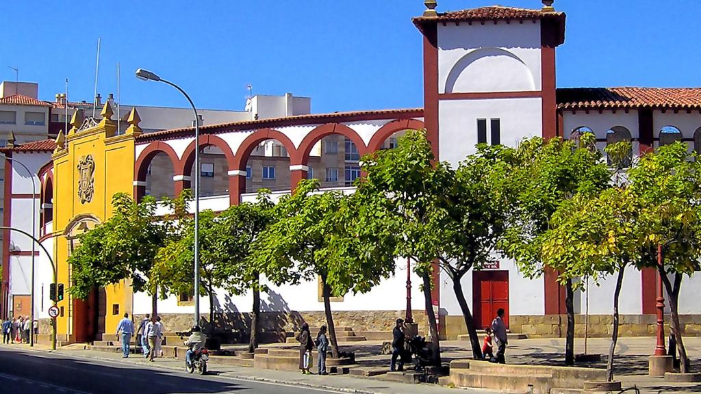 La cara sureste de la Plaza de Toros de Soria