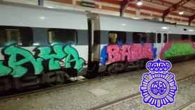 Pintadas en el tren de Medina del Campo