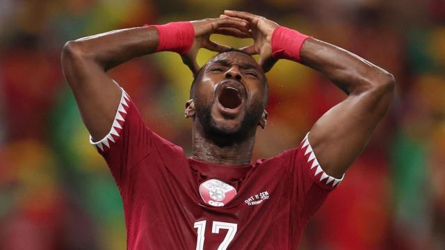 Mohamad se lamenta tras una ocasión.