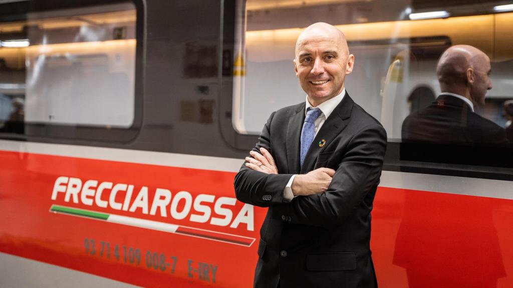 Simone Gorini, CEO de Iryo minutos después de finalizar el primer viaje con pasajeros de la operadora ferroviaria.