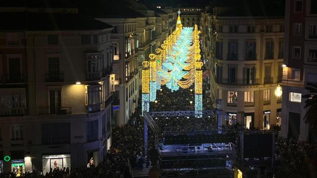 Las luces de Navidad de Málaga.