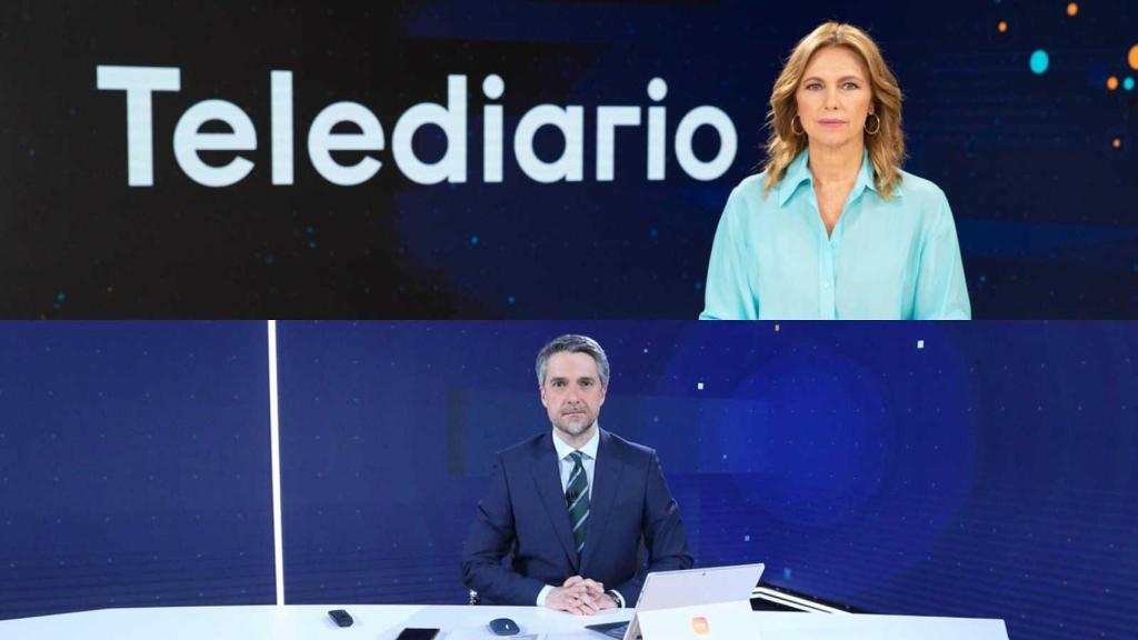 La discreta escalada del 'Telediario' ante el hundimiento de 'Informativos Telecinco'