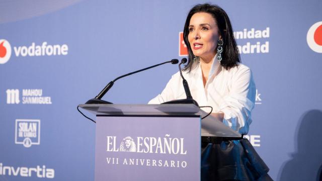 Cruz Sánchez de Lara durante una intervención de El Español.