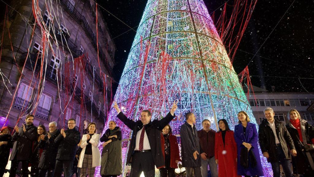 Encendido de las luces de Vigo (Foto: Belén Fernández)