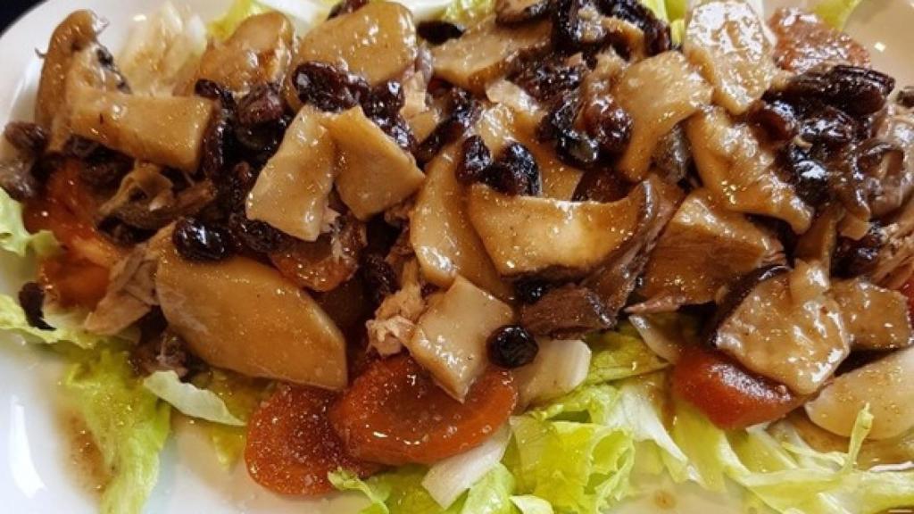 La ensalada templada fue de una gran delicadeza