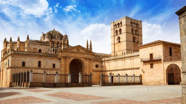 Plaza de la Catedral de Zamora.