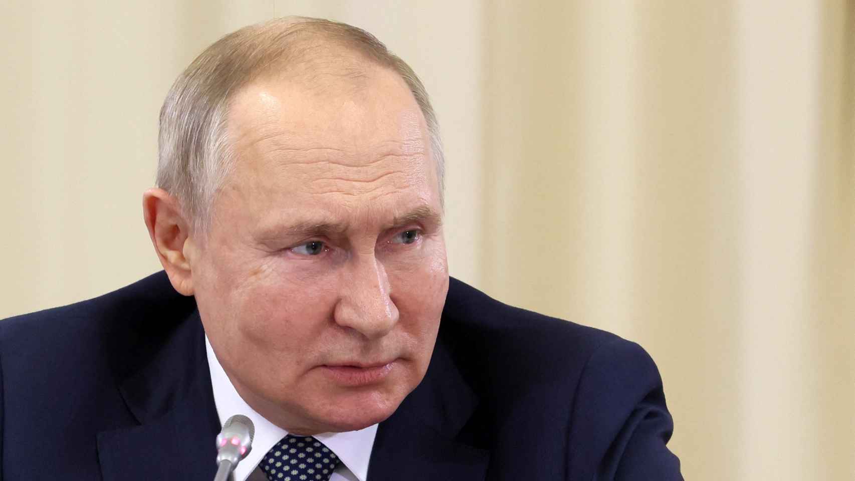 Vladímir Putin en una reunión en Moscú durante esta semana.