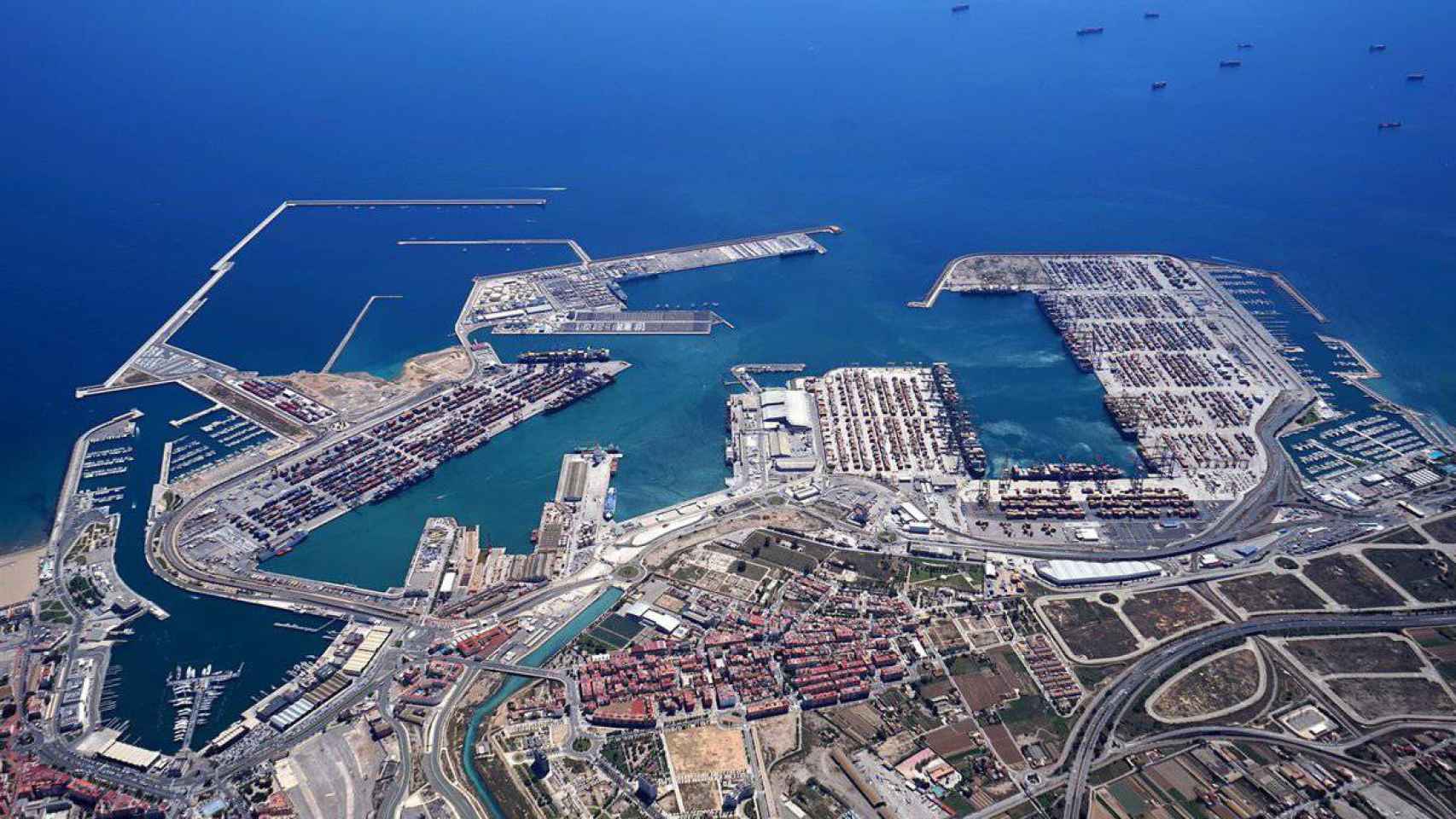 El Puerto de Valencia en una imagen reciente.
