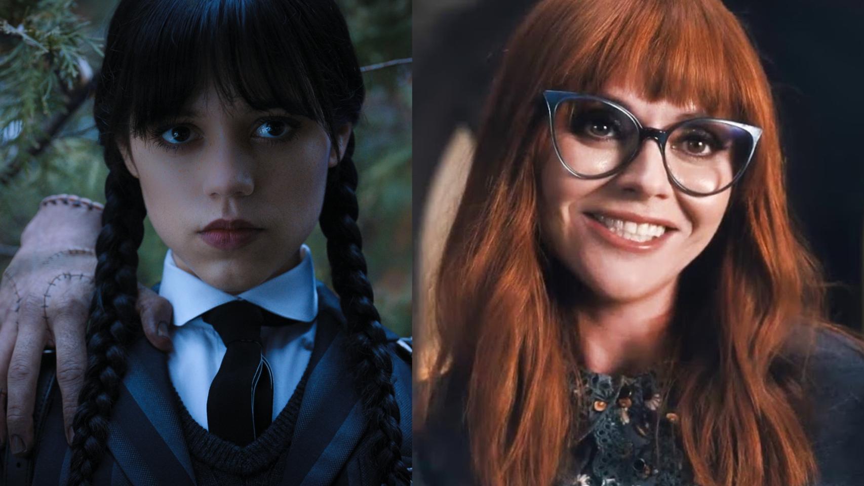 Christina Ricci y Jenna Ortega, las 'Miercoles' de entonces y ahora, juntas en la nueva obsesión de Netflix