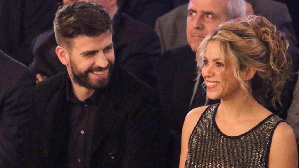 Shakira y Piqué durante una fiesta en Barcelona.