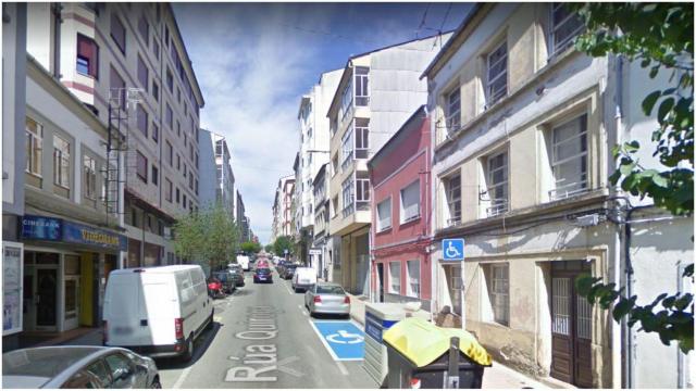 Calle Quiroga en Lugo.