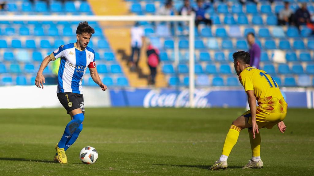 El Hércules cayó derrotado este domingo ante el Lleida, en la imagen.