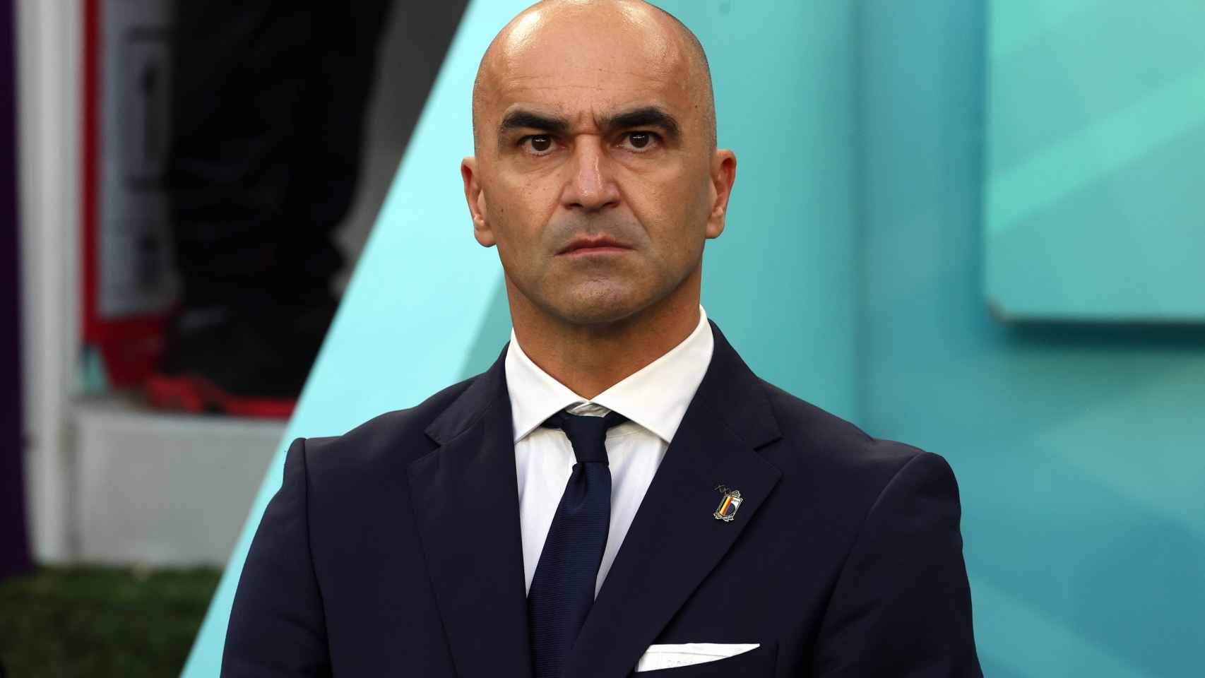 Roberto Martínez, seleccionador de Bélgica, durante el Mundial de Qatar 2022