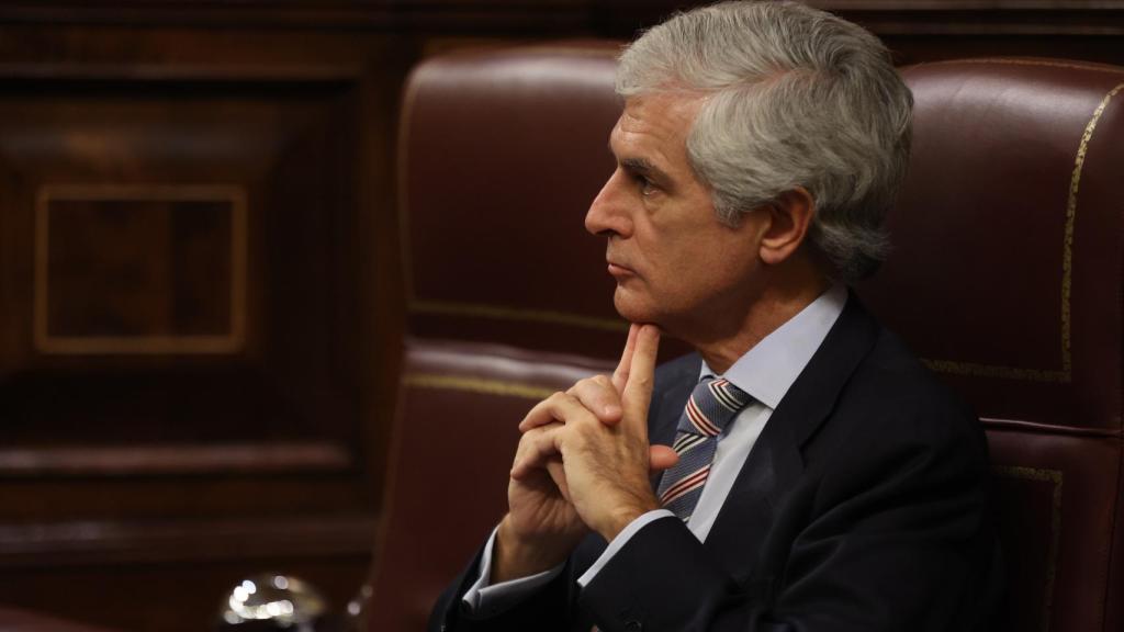 Adolfo Suárez Illana, en el último pleno celebrado en el Congreso de los Diputados.