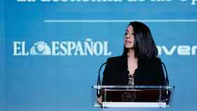 La consellera Rebeca Torró durante su intervención en el I Foro Económico Valenciano.