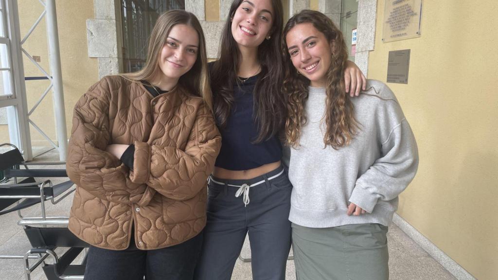 Candela Lado Hervés, Carla Pérez Paz y Alba García Ruíz